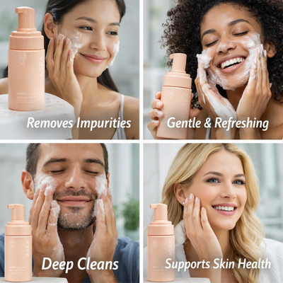 ASEA Foaming Facial Cleanser   Gentle Hydrating Face Wash, Deep Clean Daily Skin