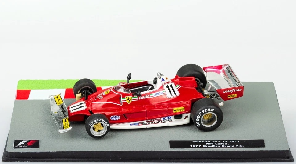 Ferrari 312T2 Niki Lauda 1977 Scala 1:43 Modellino Formula  1 Blister Nuovo #11 - Immagine 2 di 4