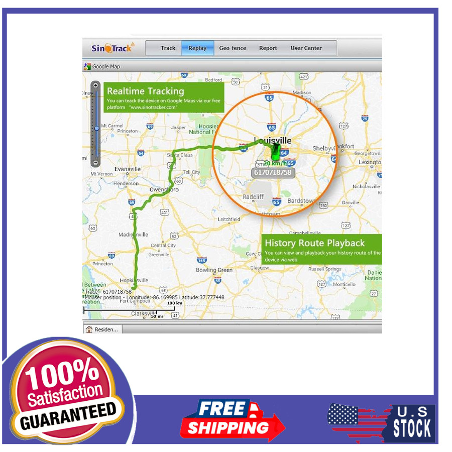 SinoTrack ST-901L 4G LTE GPS Tracker Waterproof Real-Time Locator for Car Truck