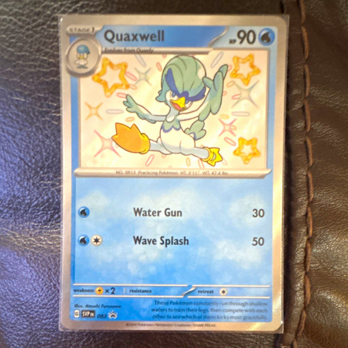 Pokémon TCG Quaxwell SVP 082 SV: Scarlet & Violet Promo Holo 90 HP