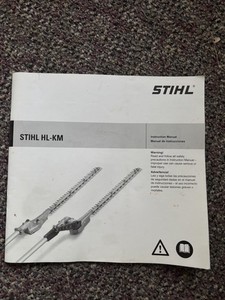 Stihl HL-KM Hedge Trimmer Attachment Owners Operator Manual