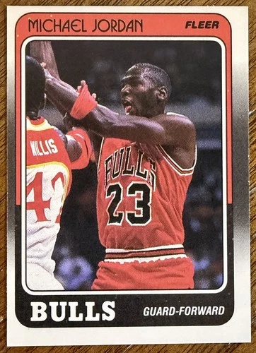 1988-89 FLEER MICHAEL JORDAN BASKETBALL CARD #17 READ