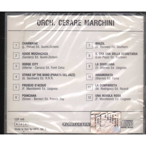 Cesare Marchini E La Sua Grande Orchestra CD Tanzwettbewerb 2 Fonit Cetra - CDP44 - Bild 2 von 2
