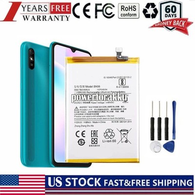 BN56 Battery For MI Redmi 9A Red mi 9C M2006C3LG M2006C3LI M2006C3LC 3.85V USA