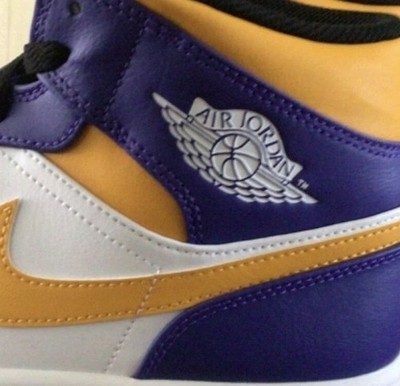 Size 10.5 - Jordan 1 Mid Lakers for sale online | eBay