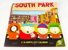 2011 South Park Wall Calendar Comedy Central Cartman Kenny Stan Kyle