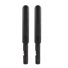 WiFi Antenna 8dBi High Gain 2.4G/5G/5.8GHz SMA Male Connector 159mm Black 2Pcs