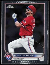 Kole Calhoun 2022 Topps Chrome #17 Texas Rangers Baseball