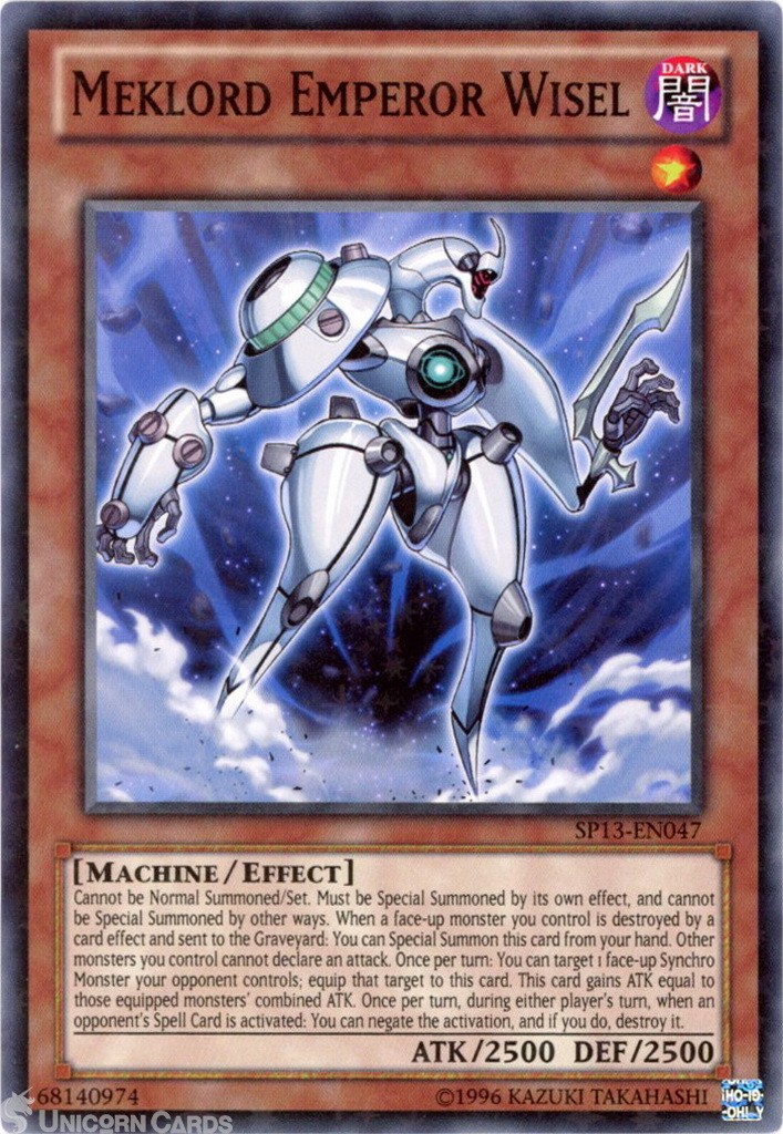 SP13-EN047 Meklord Emperor Wisel : Starfoil Rare UNL Edition Mint YuGiOh Card