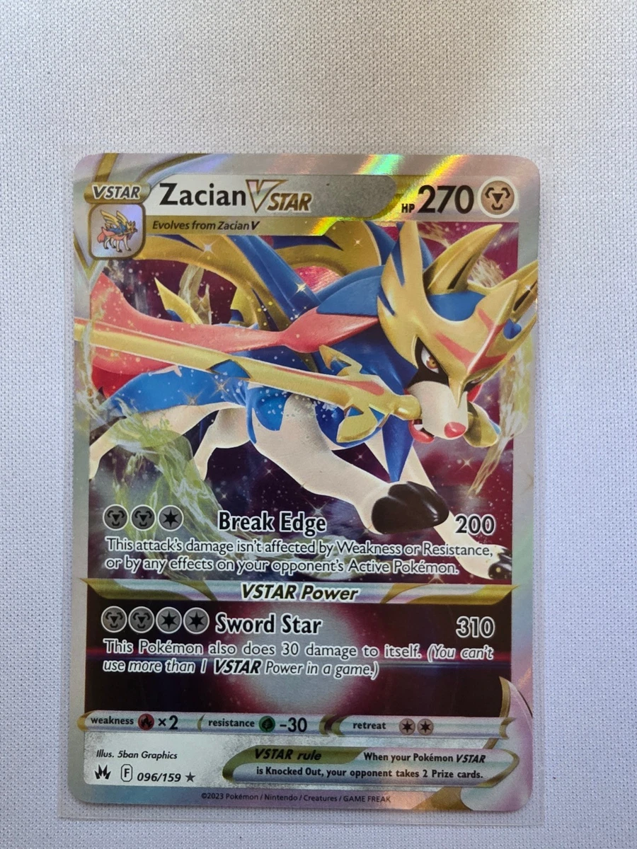 Zacian VSTAR 096/159 Crown Zenith for sale | eBay