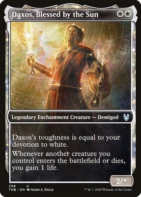 Daxos, Blessed by the Sun Foil Theros Beyond Death 258 NM MTG