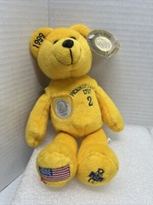 Vintage 1999 Authentic Collectible 9" Quarter Bears PENNSYLVANIA 1787 Plushed