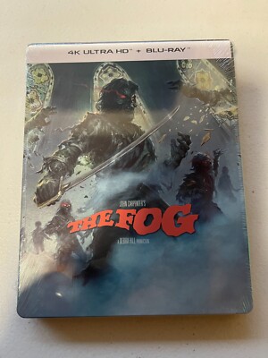 The Fog (4K UHD, Blu-ray) Steel book; Brand New/Sealed