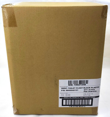 Case of 20 Danco 40121 Plastic Replacement Float Balls Fits Most Toilets