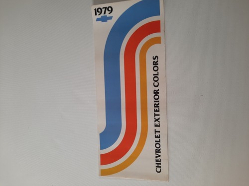 1979 Chevrolets Passenger Car Color Sample Dealership Brochure Chevy Paint chips - Bild 1 von 5