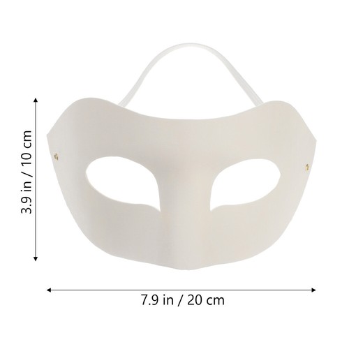 15Pcs Diy Masks for Masquerade Party Crafts and Creative Fun - Picture 2 of 12
