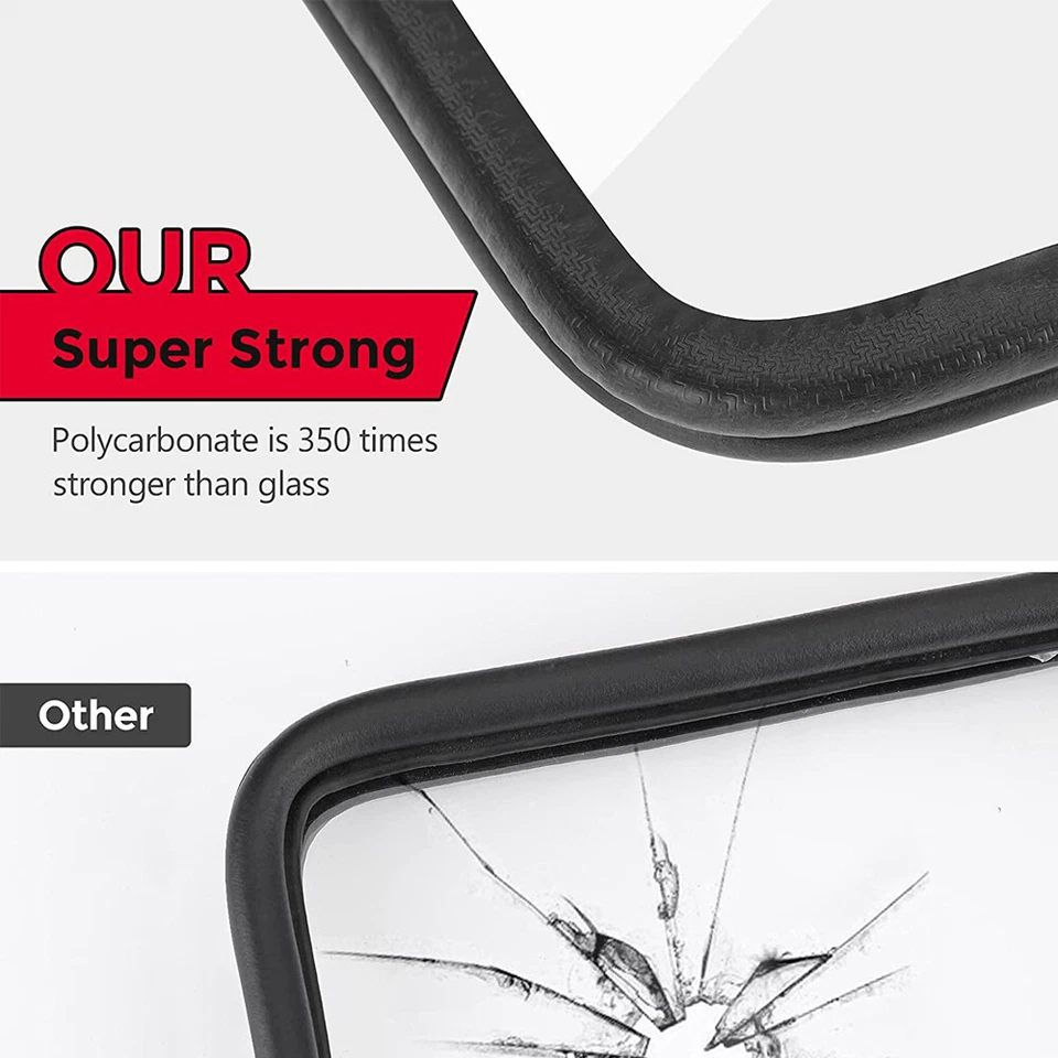 Parabrisas delantero completo de alta resistencia para Polaris Ranger 1000 XP/900 XP 2013-2025 Foto 4 de 4