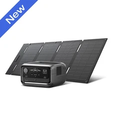 EcoFlow 286Wh RIVER 3 Plus Portable Power Station Generator With 45W Solar Panel