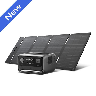 EcoFlow 286Wh RIVER 3 Plus Portable Power Station Generator With 45W Solar Panel