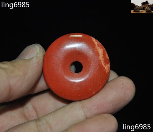 Details about   Exquisite Chinese natural agate hand Carved Ping Safety buckle Pendant AAA++ 