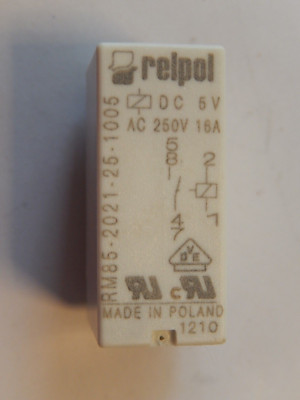 Relais Relpol RM85-2021-25-1005 DC5V; AC 250V; 16A