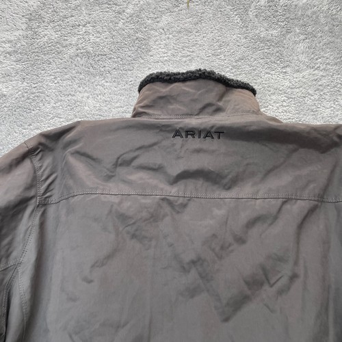 Ariat Jacket Womens XXX Gray Coat Insulated Long Sleeve Full Zip Concealed Carry - Picture 9 of 14