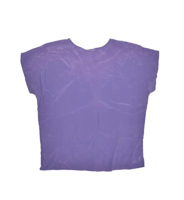 Max Mara Silk Top Womens 10 Purple Lightweight Made in Italy Tunic