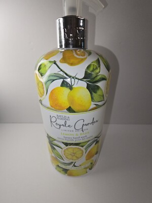 Baylis & Harding Royale Garden  Lemon & Basil Hand Wash 16.9 fl oz, England.