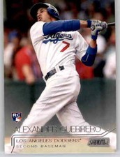 2015 Stadium Club Alex Guerrero Rookie RC Insert MLB PWE Dodgers #272