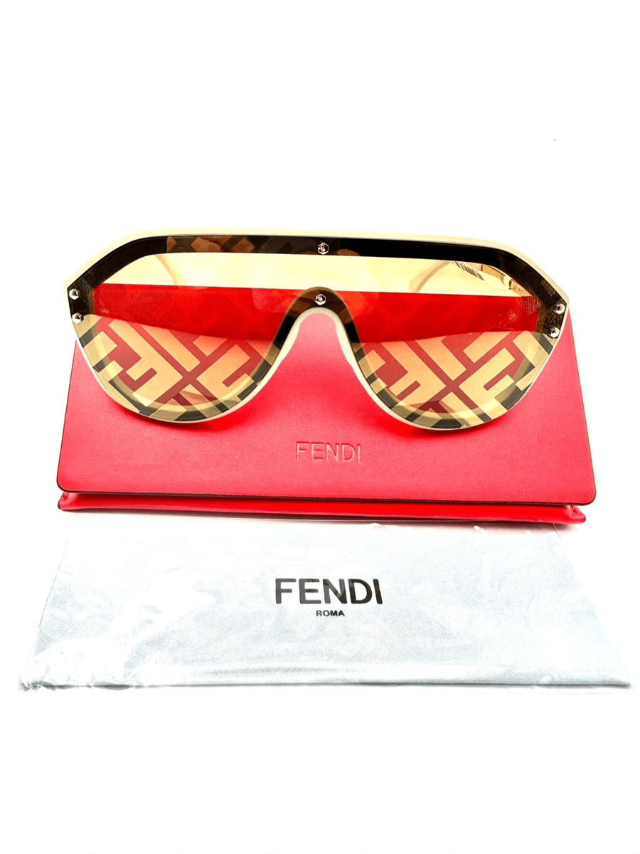 Fendi Women's FFM0039GS Shield Sunglasses
