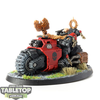 Blood Angels - Primaris Chaplain on Bike - bemalt