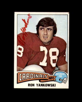 Ron Yankowski Signed 1975 Topps St. Louis Cardinals Autograph