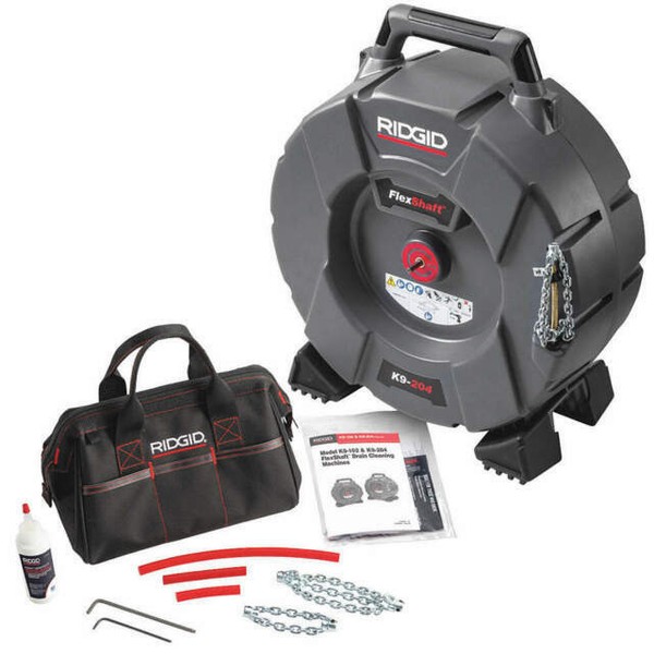 RIDGID 64273 K9204 Flexshaft Drain Cleaner Machine for sale online eBay