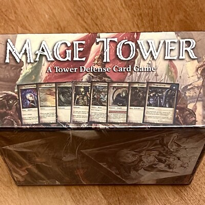 Mage Tower Defense Card Game Strategy Monster Attack Decks Dice Gems NEW Sealed