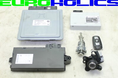 OEM BMW E60 528xi 08-10 MSV80 ECU DME CAS3 Engine Computer Key Lock Cylinder Set
