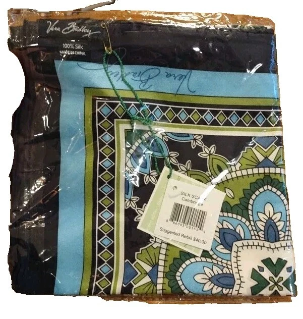 Seda Vera Bradley Bufandas y estolas geométrica para Mujeres