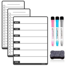 Magnetic Whiteboard Planner for Fridge Refrigerator To Do List Board