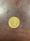 1886 INDIAN PRINCESS HEAD GOLD DOLLAR $1 AU DETAILS EX JEWELRY TYPE 3 SCARCE