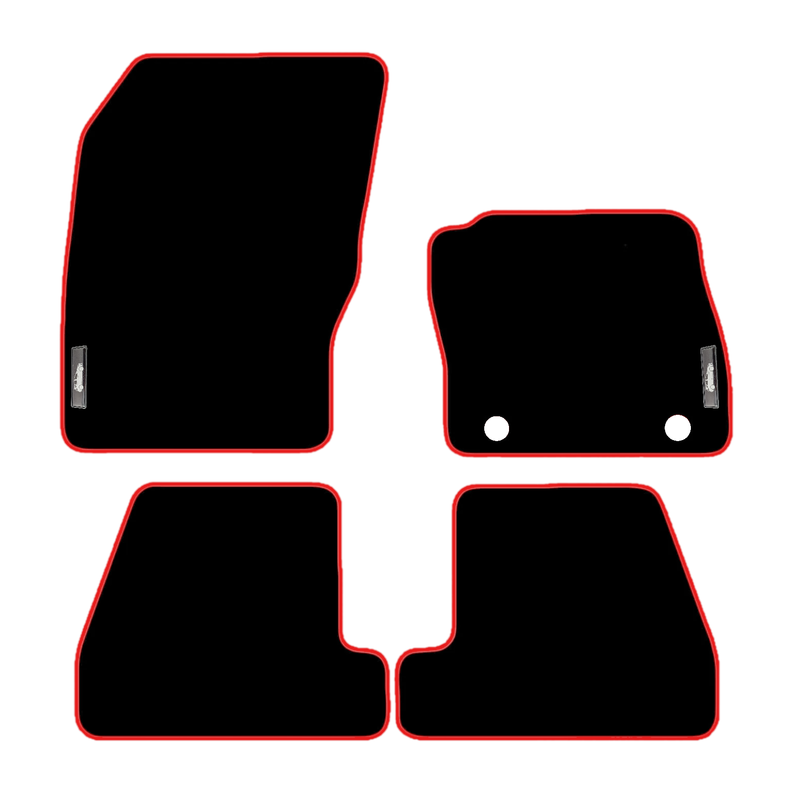 4pc Set Black Tailored Carpet Car Floor Mats For FORD Focus MK3 (2011