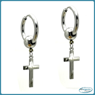 Orecchino Huggie In Acciaio Inossidabile Orecchino A Cerchio Con - Foto 3