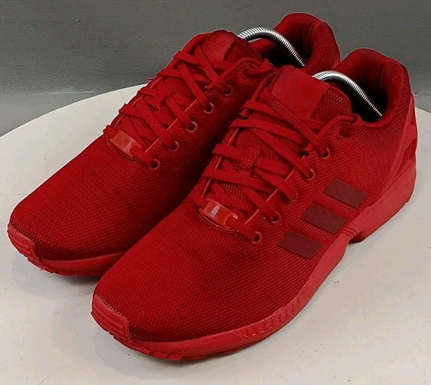 Adidas ZX Flux Shoes Sneakers Men's Size 12 'Power Red Adidas ZX Flux Shoes Sneakers Men's Size 12 'Power Red