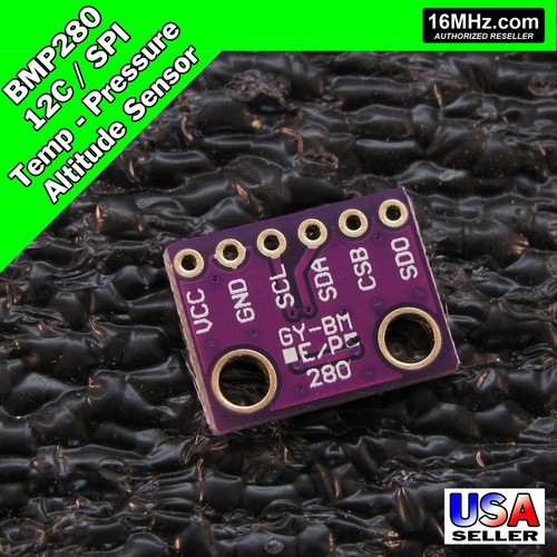 Modulo sensore pressione barametrico temperatura altitudine digitale BMP280 3,3V Q12 - Foto 2 di 3