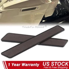 2x Saddlebag Hard Saddle Bag Latch Cover Reflectors for Harley Touring 2014-2023