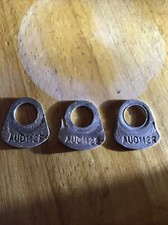3-original Aud112fcr Jaguar 38 Xke E-type Su Carburetor Fuel Bowl Tags 1963-64