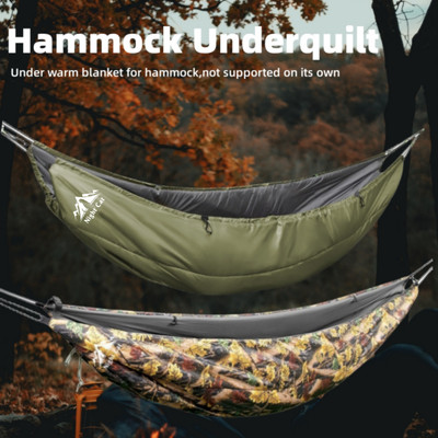 Night Cat Hammock Underquilts Sleeping Bag Insulated Under Blanket for Hammock