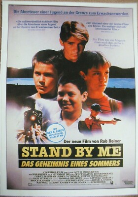Stand by me - Geheimnis eines Sommers   1985  Filmkarte Cinema - Stephen King