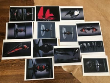 Star Wars Real Concept Art Prints Lucasfilm ILM Empire First Order Ship Prop Lot