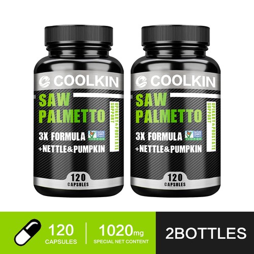120pcs Saw Palmetto - Stinging Nettle,Prostate Health Support Supplement for Men - Picture 10 of 12