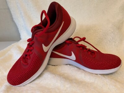 nike revolution 4 mens red