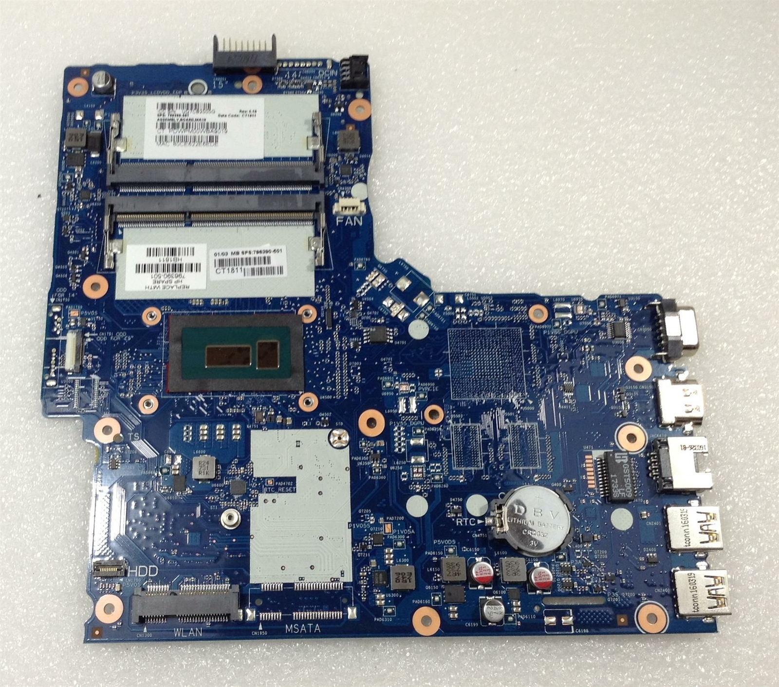 HP 350 G2 Notebook 796390-501 001 601 796389 UMA Motherboard NEW - READ Please
